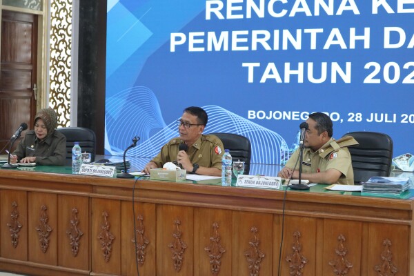 Bupati Bojonegoro Tekankan Komunikasi Lintas Sektor untuk Menyusun Rencana Kerja Pemerintah Daerah 2026