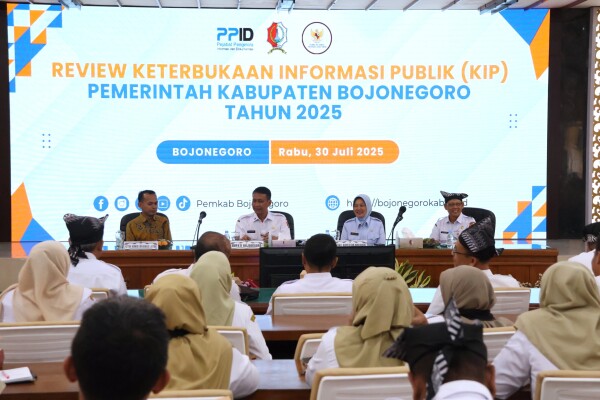 Bojonegoro Berkomitmen Terus Terapkan Keterbukaan Informasi Publik, Tingkatkan Partisipasti untuk Pembangunan Daerah
