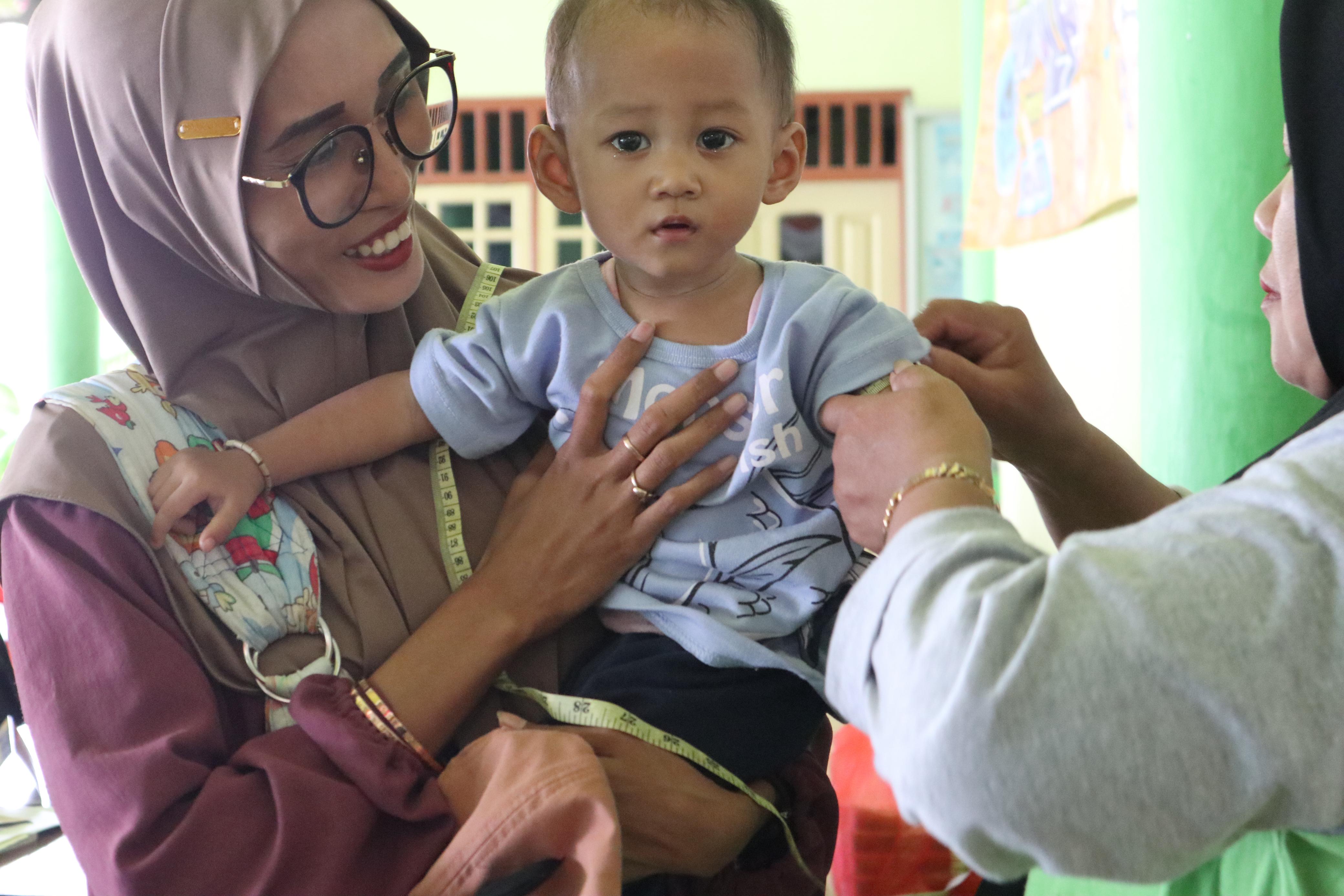 Senyum Para Ibu di Posyandu ILP Desa Sobontoro, Bisa Langsung Konsultasi Kesehatan Buah Hati